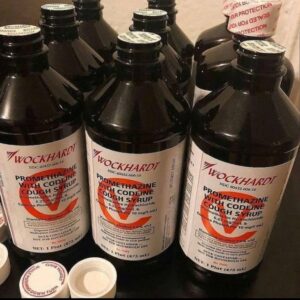 Wockhardt Codeine Phosphate Promethazine Syrup for laboratory research and analytical studies.
