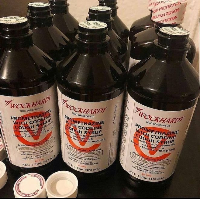Wockhardt Codeine Phosphate Promethazine Syrup for laboratory research and analytical studies.